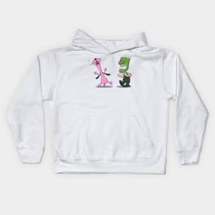 Courage of the peanuts dog Kids Hoodie